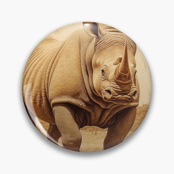 Item preview, Rhino in Sepia designed and sold by VTcountrydigital.