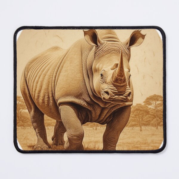 Item preview, Rhino in Sepia designed and sold by VTcountrydigital.