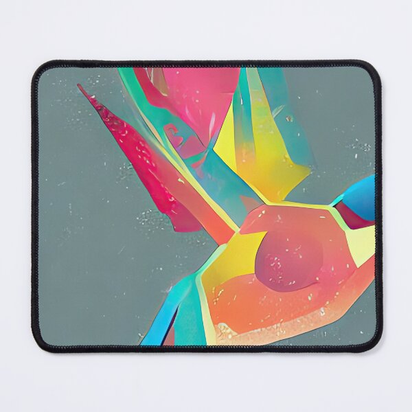 Artikelvorschau, Hummingbird, cosmic neon colorful hummingbird entworfen und verkauft von casaai.