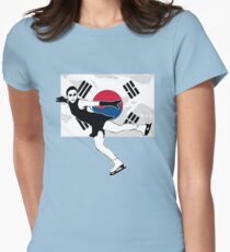 Camiseta entallada para mujer Patinaje artístico