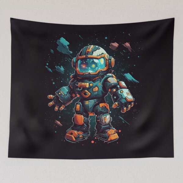 Item preview, Astronaut Pixel Art #32 designed and sold by PhieoAlex.
