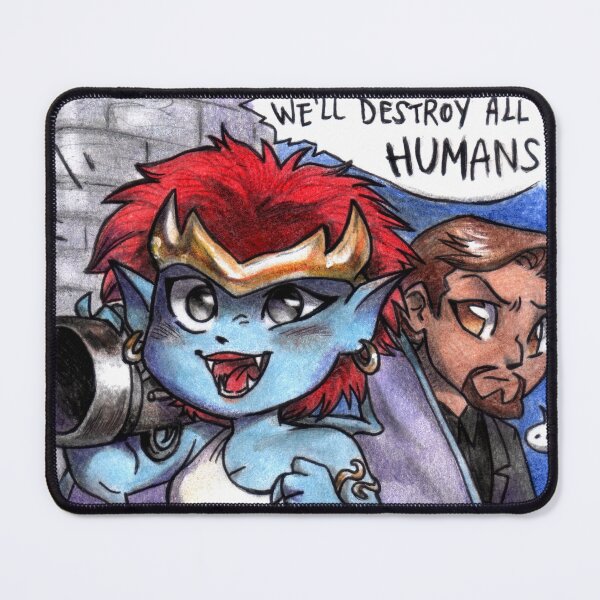 Item preview, We'll destroy all humans! designed and sold by Furiarossa.