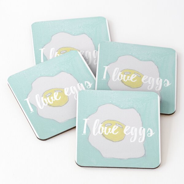 Item preview, I love eggs designed and sold by Bevhughesart.