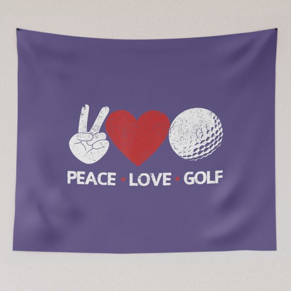 Item preview, Peace Love Golf Lovers Funny Golfing Player Fan Golfer Lover 	 	 designed and sold by wgutuaxnzt53.