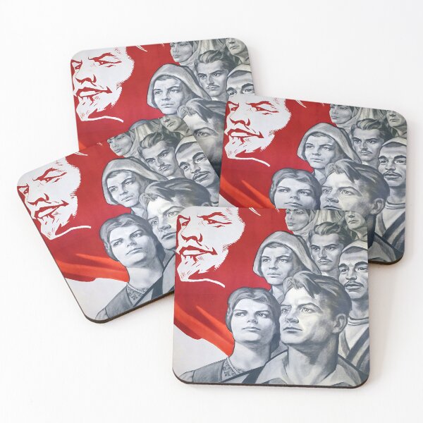 Item preview, Our standard is Leninism! (1965) Soviet art by Moiseevich Iraklii Toidze designed and sold by RedWedgee.