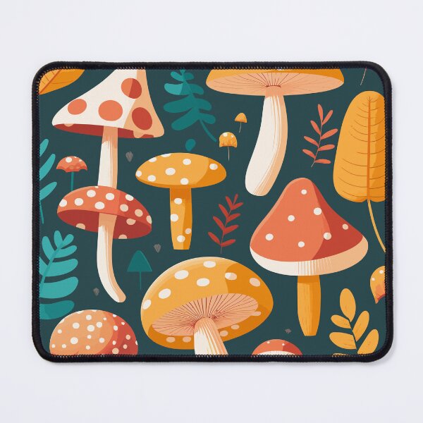 Item preview, Lovely Mushrooms Patterns designed and sold by Amir Faysal.