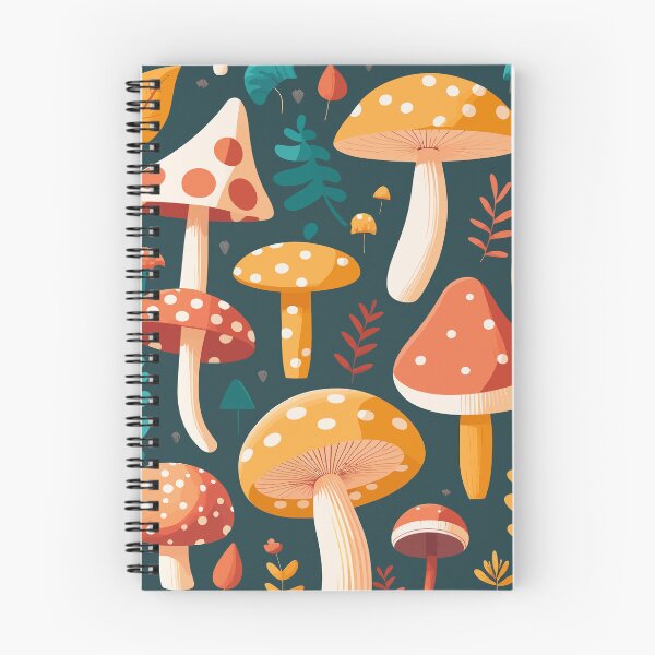 Item preview, Lovely Mushrooms Patterns designed and sold by Amir Faysal.