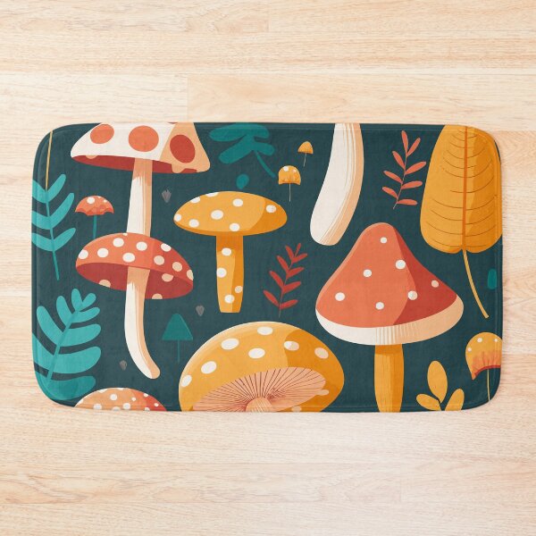 Item preview, Lovely Mushrooms Patterns designed and sold by Amir Faysal.