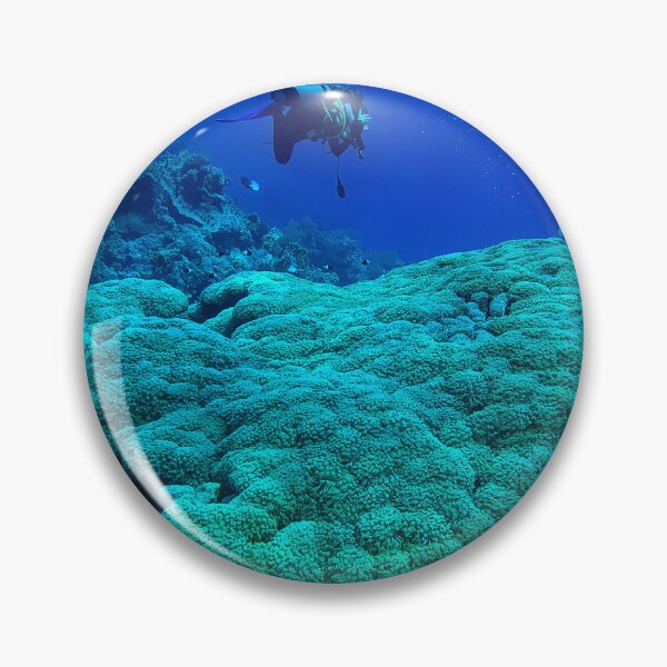 Item preview, Coral reef and scuba diver designed and sold by likbatonboot.