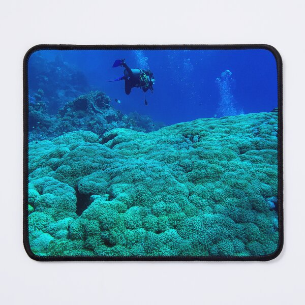 Item preview, Coral reef and scuba diver designed and sold by likbatonboot.
