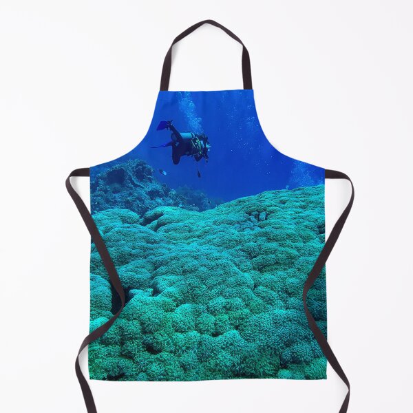 Item preview, Coral reef and scuba diver designed and sold by likbatonboot.
