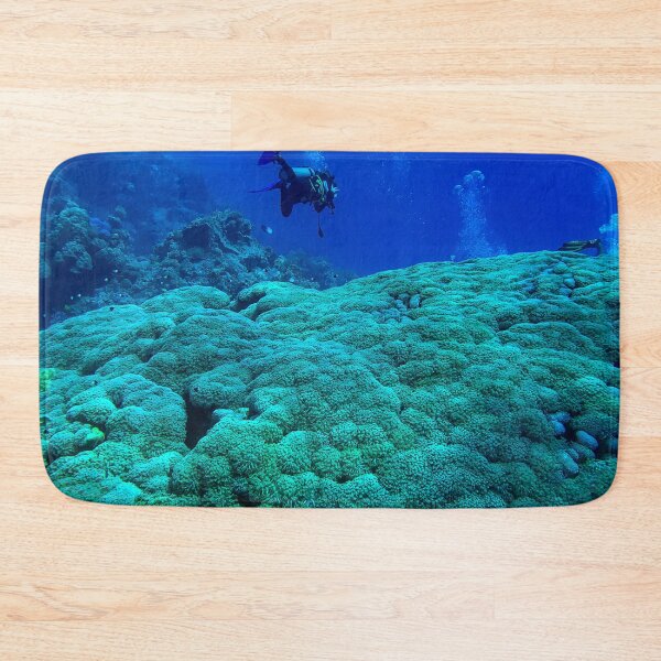 Item preview, Coral reef and scuba diver designed and sold by likbatonboot.