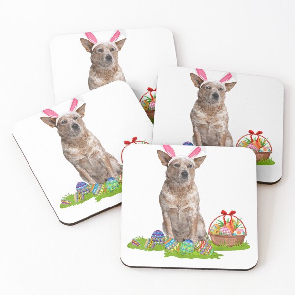 Item preview, Funny Easter Egg Hunting Bunny Australian designed and sold by PepperGarlicZ.
