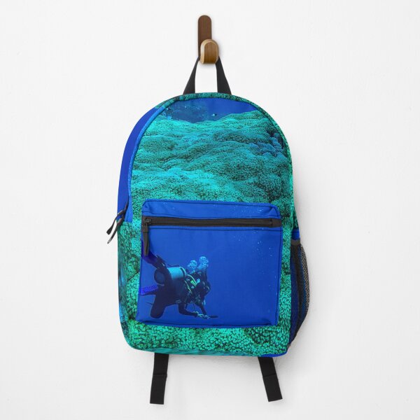 Item preview, Coral reef and scuba diver designed and sold by likbatonboot.