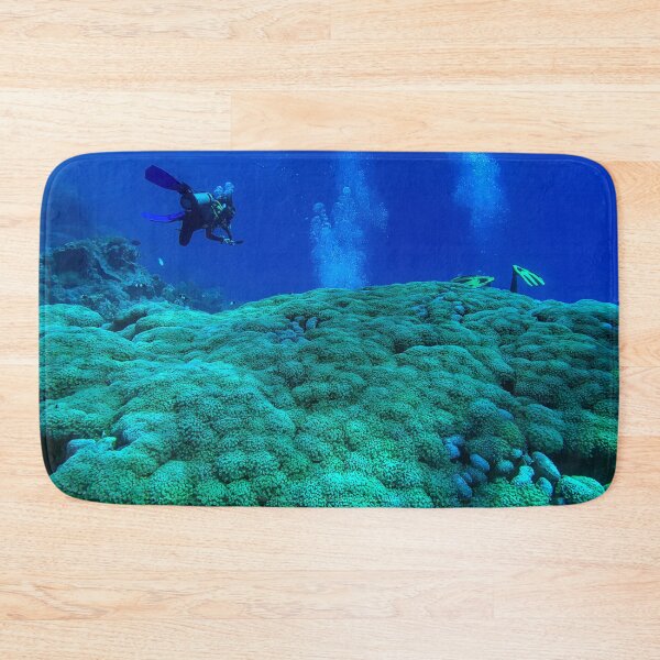 Item preview, Coral reef and scuba diver designed and sold by likbatonboot.