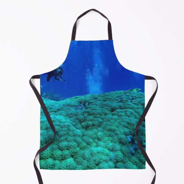 Item preview, Coral reef and scuba diver designed and sold by likbatonboot.