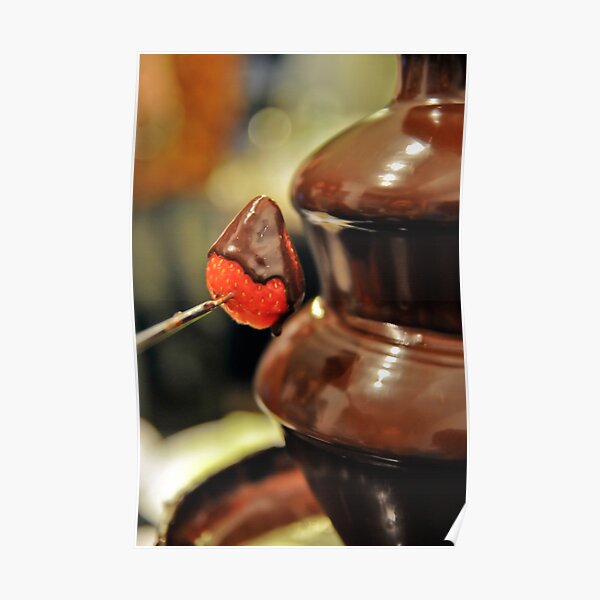 Chocolate Strawberry Fondue Poster