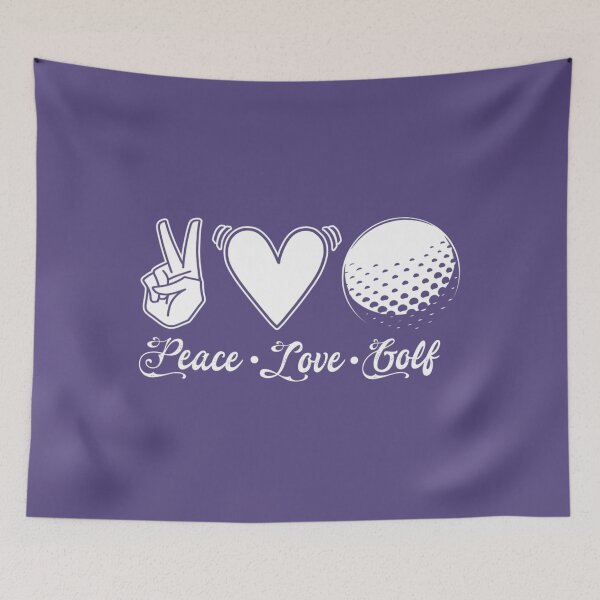 Item preview, Peace Love Golf Quote Funny Golfer Golfing Golf Lover Player 	 	 designed and sold by wgutuaxnzt53.