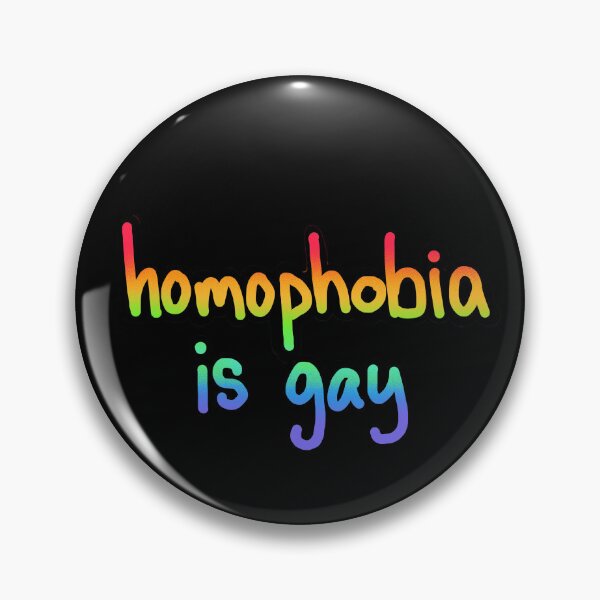 Item preview, Homophobia is Gay (rainbow) designed and sold by StevieDrawzz.