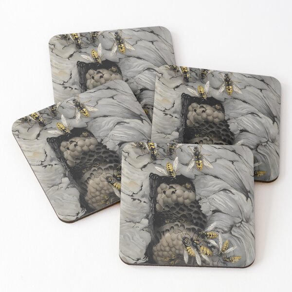 Item preview, Edward Julius Detmold, Common Wasps designed and sold by NouveauEra.