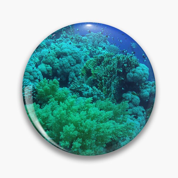 Item preview, Coral reef and scuba diver designed and sold by likbatonboot.