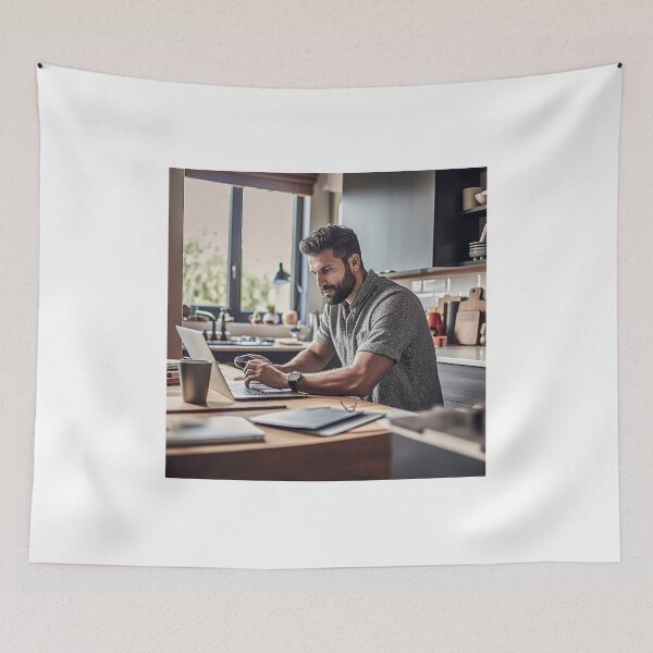 Item preview, Work From Home Virtual Office designed and sold by TheBrainArt.