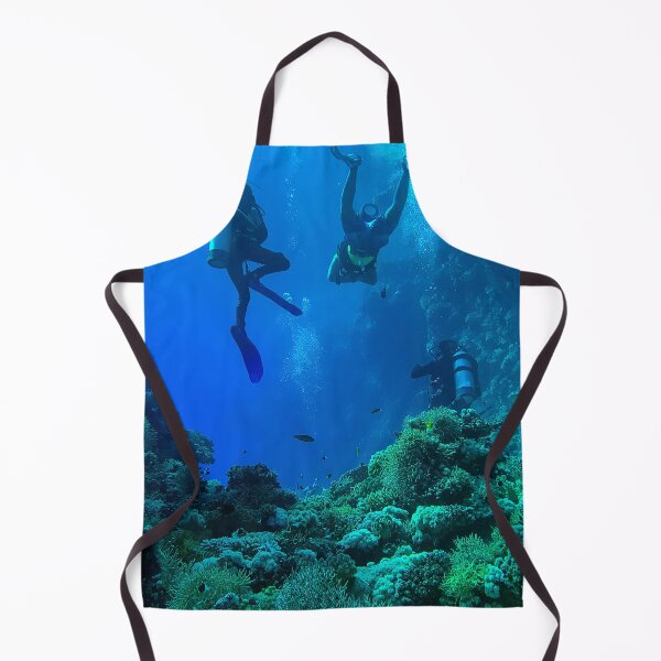 Item preview, Coral reef and scuba divers designed and sold by likbatonboot.