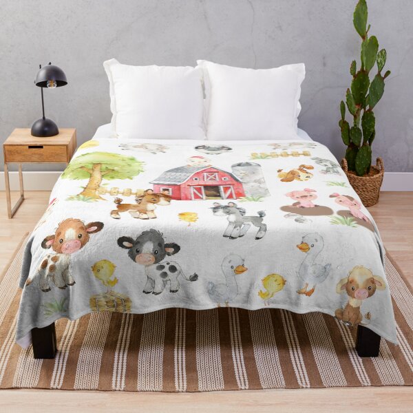 Item preview, Farm Animals Scene Nursery Kids  designed and sold by Laura DeCamp.