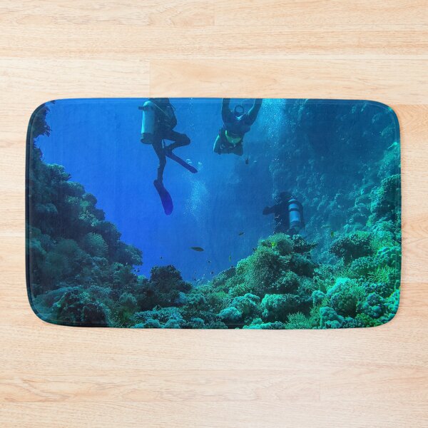 Item preview, Coral reef and scuba divers designed and sold by likbatonboot.