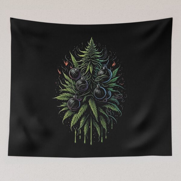 Item preview, Cannabis Christmas tree designed and sold by ZirumsGarden.