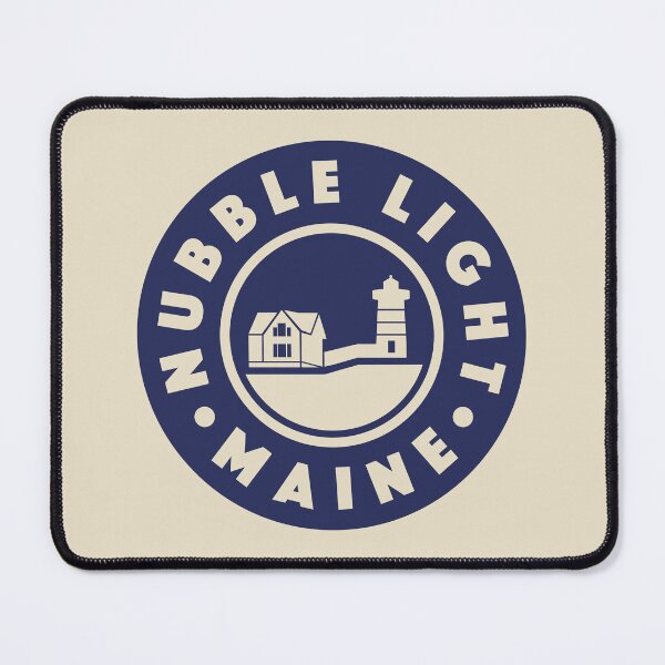 Item preview, Nubble Light - Maine Circle (Blue) designed and sold by deadmansupplyco.