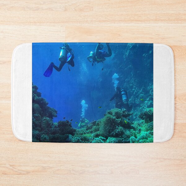 Item preview, Coral reef and scuba divers designed and sold by likbatonboot.