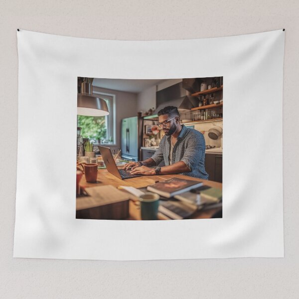 Item preview, Work From Home Virtual Office designed and sold by TheBrainArt.