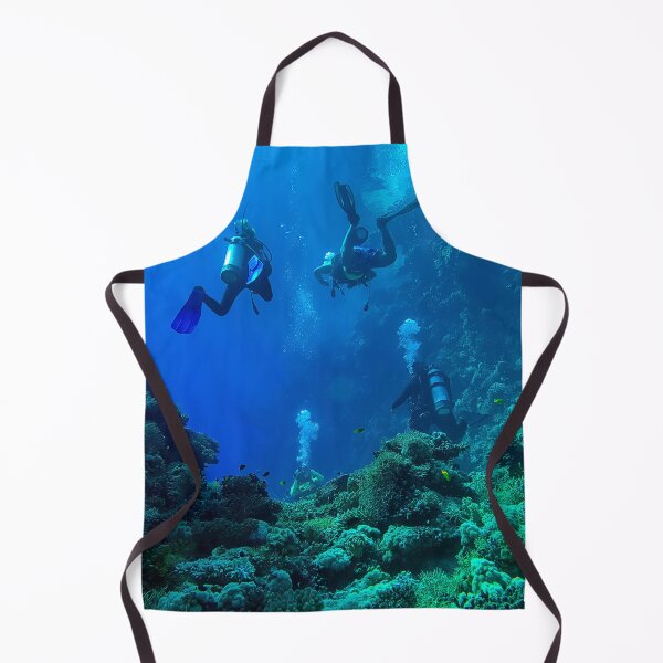Item preview, Coral reef and scuba divers designed and sold by likbatonboot.