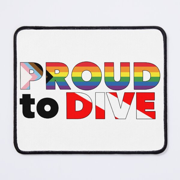 Item preview, Proud to dive designed and sold by Scuba-Div3r.