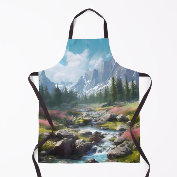Item preview, Natural Ecstasy: Enchanting Panoramic View of Mountains, Streams and Trees in a Magical World designed and sold by InsaneLEDP.