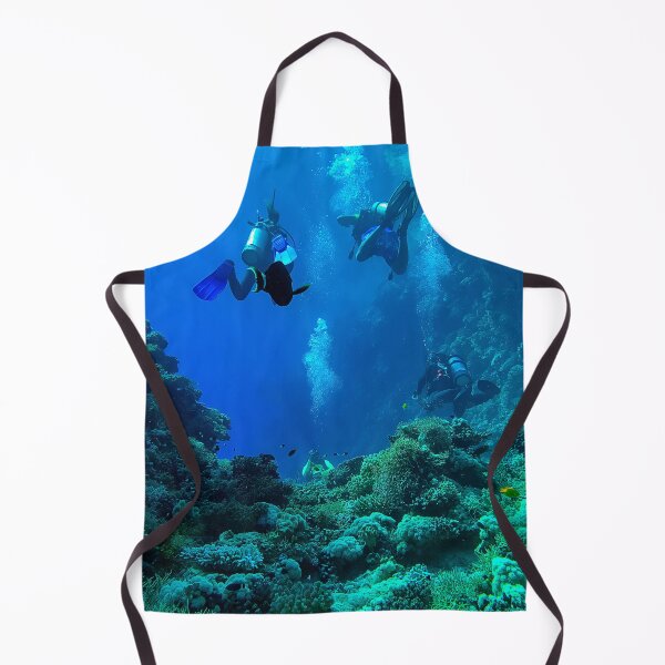 Item preview, Coral reef and scuba divers designed and sold by likbatonboot.