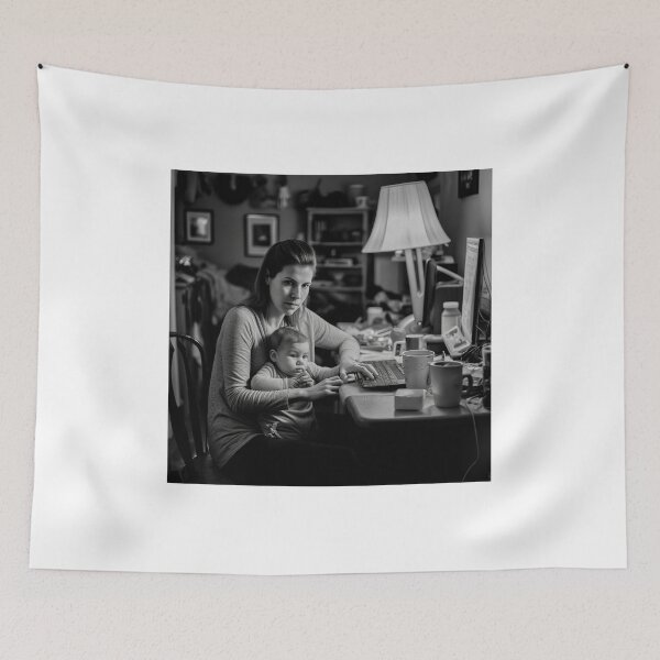 Item preview, Work From Home Virtual Office designed and sold by TheBrainArt.