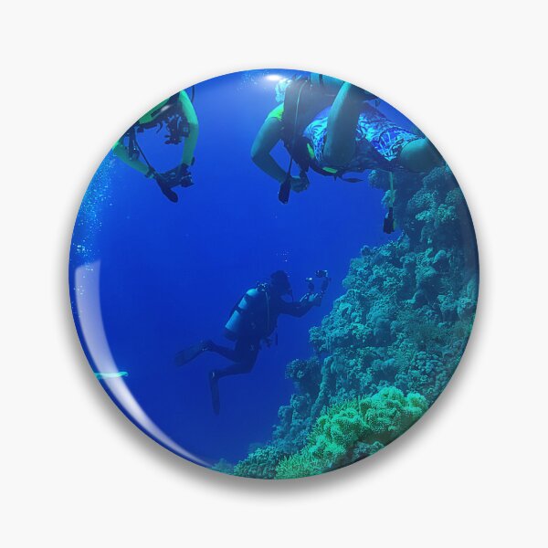 Item preview, Coral reef and scuba divers designed and sold by likbatonboot.