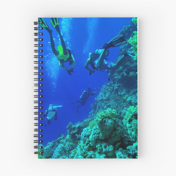 Item preview, Coral reef and scuba divers designed and sold by likbatonboot.