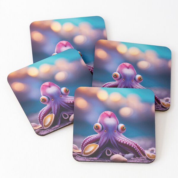 Item preview, The Violet Octopus designed and sold by Reunimage.