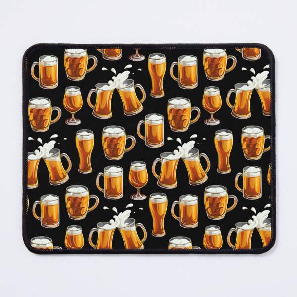 Item preview, Beer Mug Drinking Pattern Lager Pilsner Glass designed and sold by Draculaura2009.