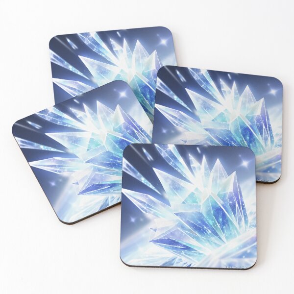 Item preview, Beautiful ice crystals in anime style art  designed and sold by Animenet.