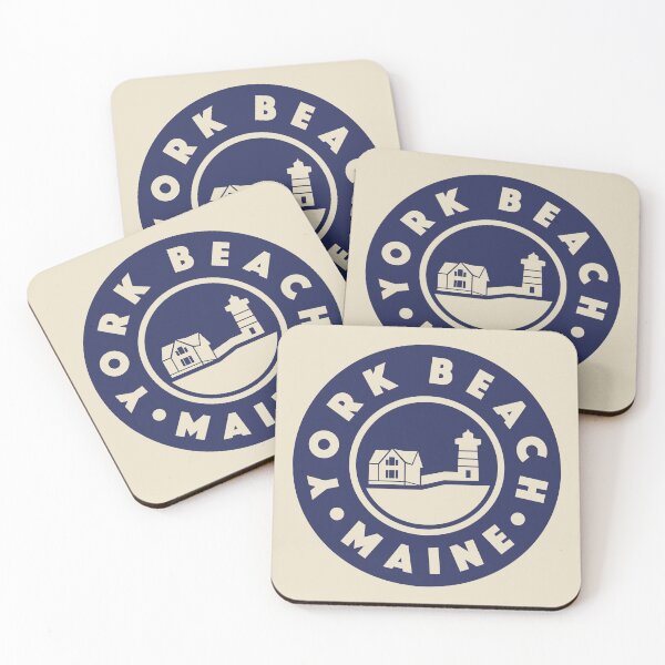 Item preview, York Beach - Maine Circle (Blue) designed and sold by deadmansupplyco.
