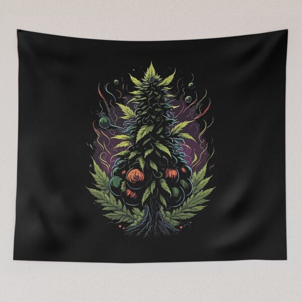 Item preview, Cannabis Christmas tree designed and sold by ZirumsGarden.