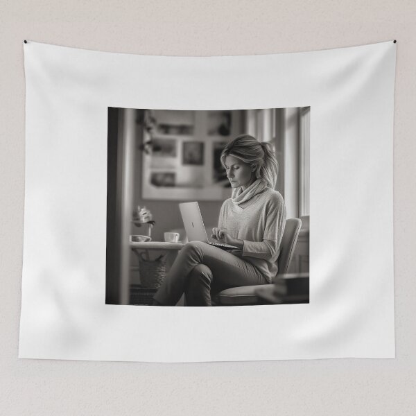 Item preview, Work From Home Virtual Office designed and sold by TheBrainArt.