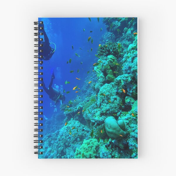 Item preview, Coral reef and scuba divers designed and sold by likbatonboot.