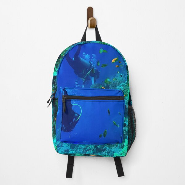 Item preview, Coral reef and scuba divers designed and sold by likbatonboot.