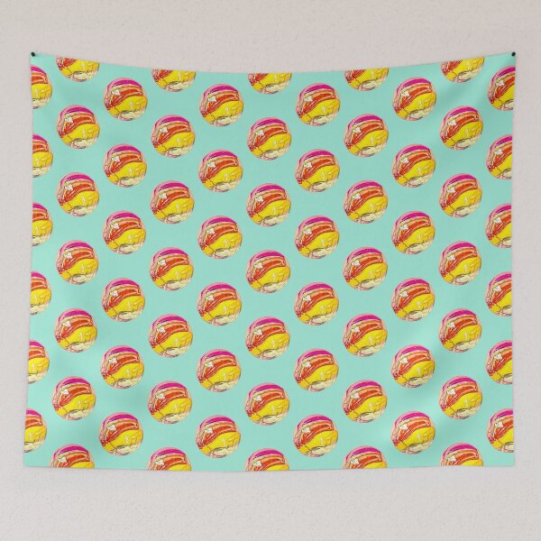 Item preview, Red yellow marble designed and sold by AnnieHines.