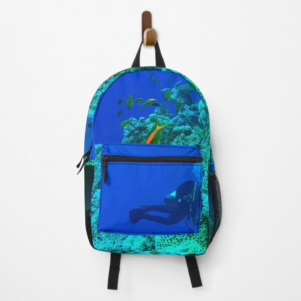 Item preview, Coral reef and scuba diver designed and sold by likbatonboot.